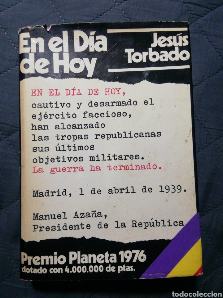 Libros de segunda mano: EN EL D&Iacute;A DE HOY. JES&Uacute;S TORBADO - Foto 1