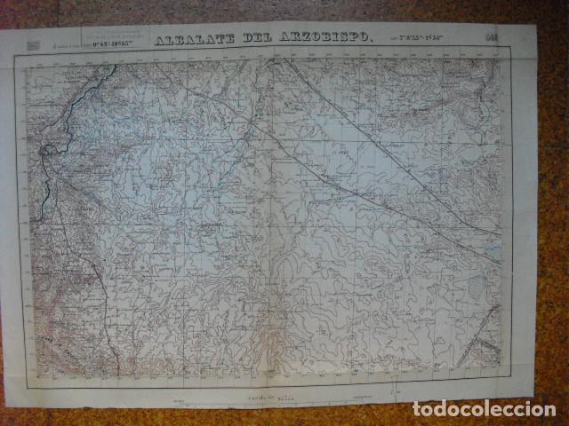 Gebrauchte B&uuml;cher: GUERRA CIVIL MAPA DE ALBALATE DEL ARZOBISPO EJERCITO NACIONAL E 1:50000