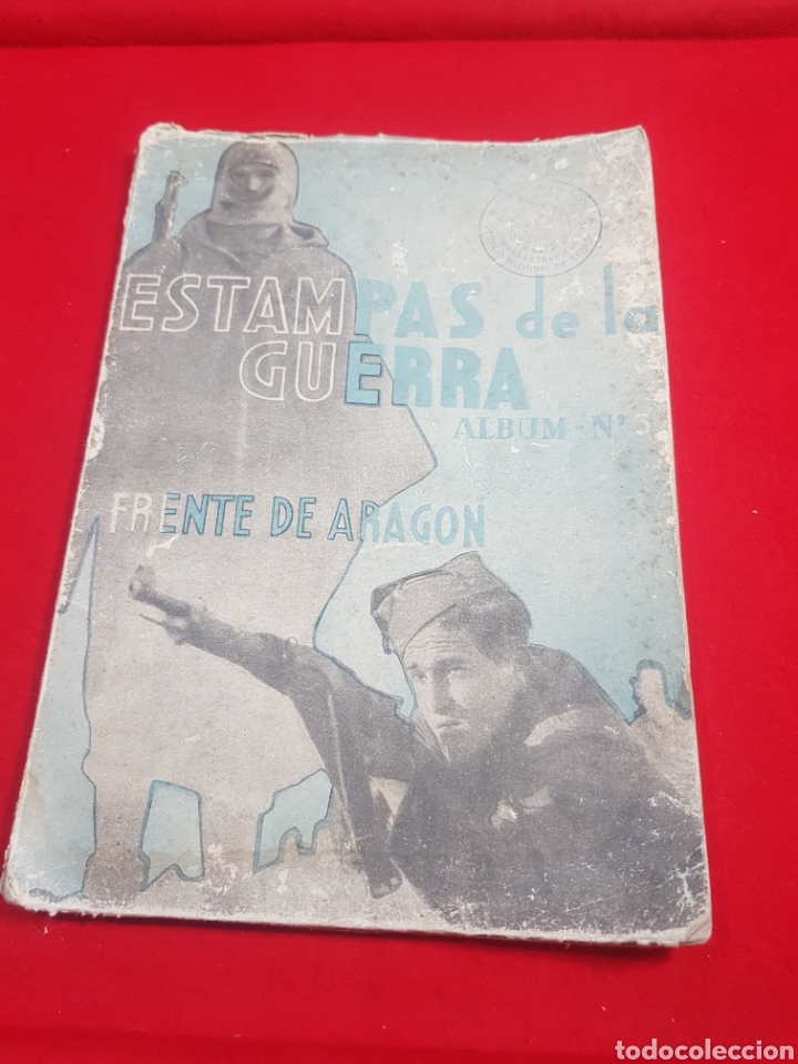 Second hand books: Libro guerra civil Arag&oacute;n estampas de la guerra &aacute;lbum n&uacute;mero 3 frente de Arag&oacute;n original de &eacute;poca