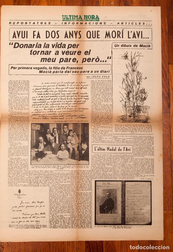 Libros de segunda mano: &Uacute;LTIMA HORA - 1935 - Francesc Maci&agrave; - Foto 4