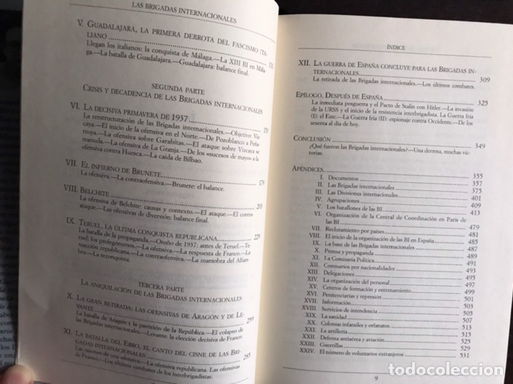 Libros de segunda mano: Las brigadas internacionales. C&eacute;sar Vidal - Foto 5