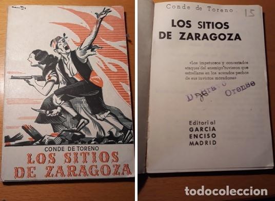 Libros de segunda mano: LOS SITIOS DE ZARAGOZA. 1955 - Foto 1