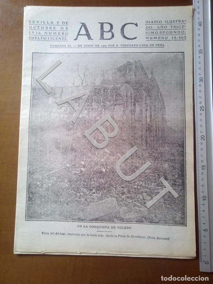 Gebrauchte B&uuml;cher: ABC DIARIO SEVILLA 2 OCTUBRE 1936 GUERRA CIVIL FACSIMIL X12