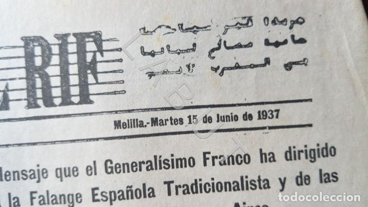 Gebrauchte B&uuml;cher: EL TELEGRAMA DEL RIF 15 JUNIO 1937 GUERRA CIVIL FACSIMIL X12