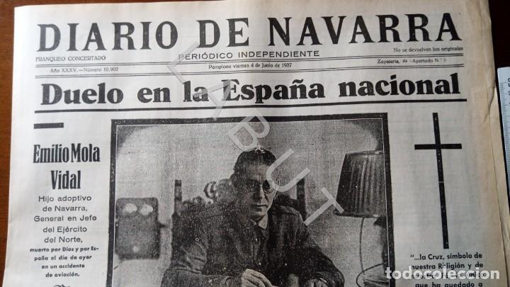 Gebrauchte B&uuml;cher: DIARIO DE NAVARRA 4 JUNIO 1937 GUERRA CIVIL FACSIMIL X12