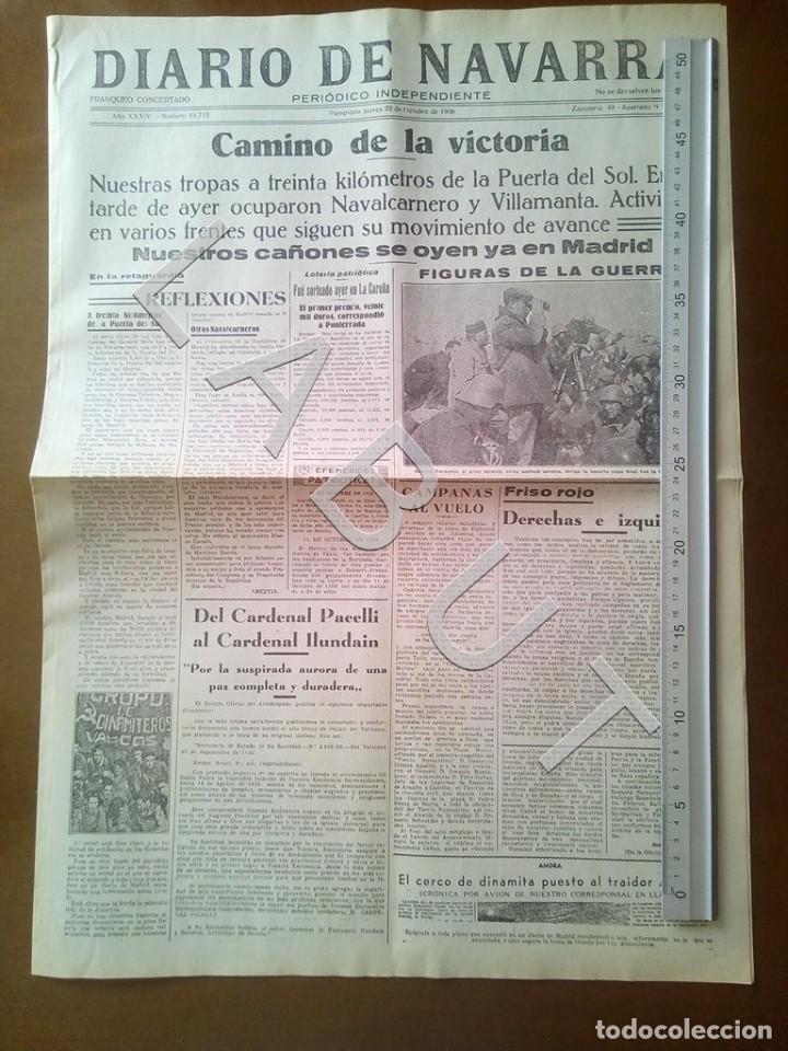 Gebrauchte B&uuml;cher: DIARIO DE NAVARRA 22 OCTUBRE 1936 1937 GUERRA CIVIL FACSIMIL X12