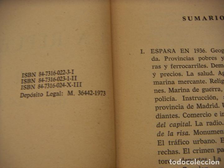Libros de segunda mano: Federico Bravo Morata La Rep&uacute;blica III: El Frente Popular en el Poder - Foto 3
