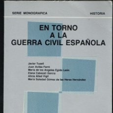 Libros de segunda mano: EN TORNO A LA GUERRA CIVIL ESPAÑOLA - VARIOS AUTORES - FUNDACIÓN UNIVERSITARIA SAN PLABLO CEU - 1987. Lote 221104982