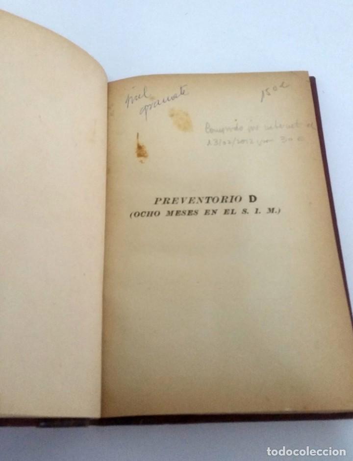 Gebrauchte B&uuml;cher: Preventorio D (ocho meses en el S.I.M.) Felix Ros