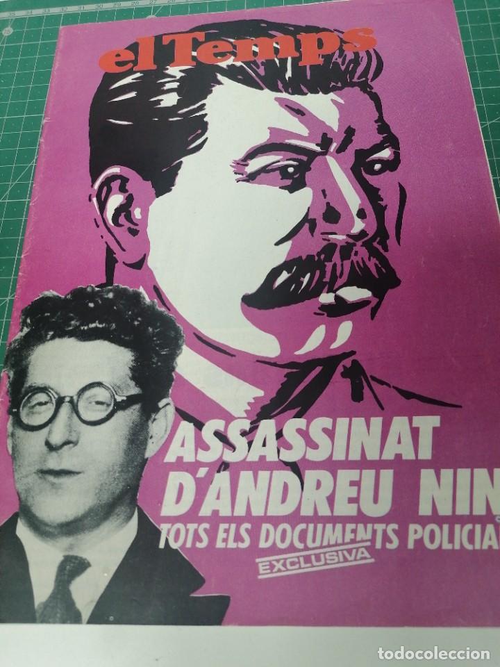 Libros de segunda mano: El Temps. 26 dic. 1988.Assassinat dAndreu Nin. - Foto 1