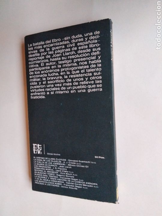 Libros de segunda mano: LLARCH, Joan. La batalla del Ebro - Foto 2
