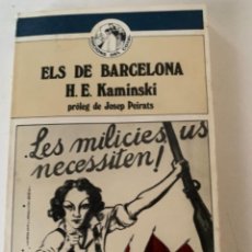 Libros de segunda mano: ELS DE BARCELONA. H.E. KAMINSKI