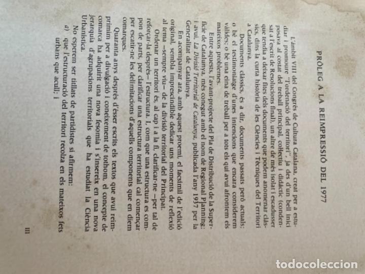 Libros de segunda mano: La divisi&oacute; territorial de Catalunya - Foto 3