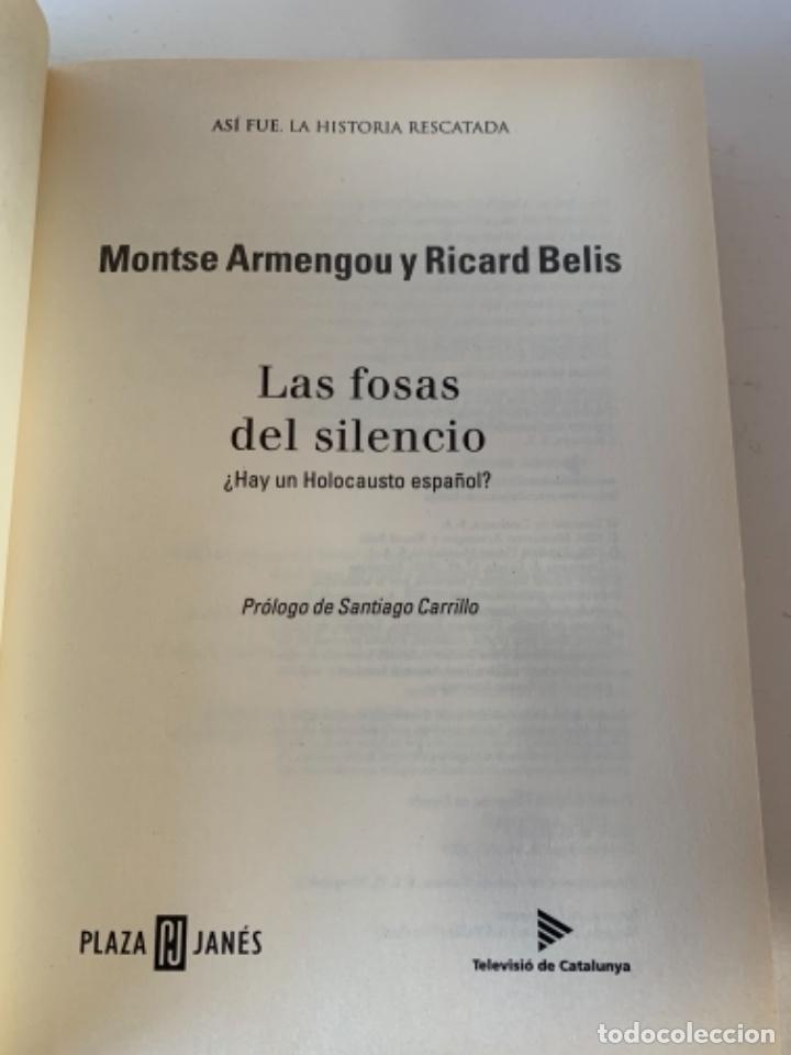 Libros de segunda mano: Las fosas del silencio - Foto 3