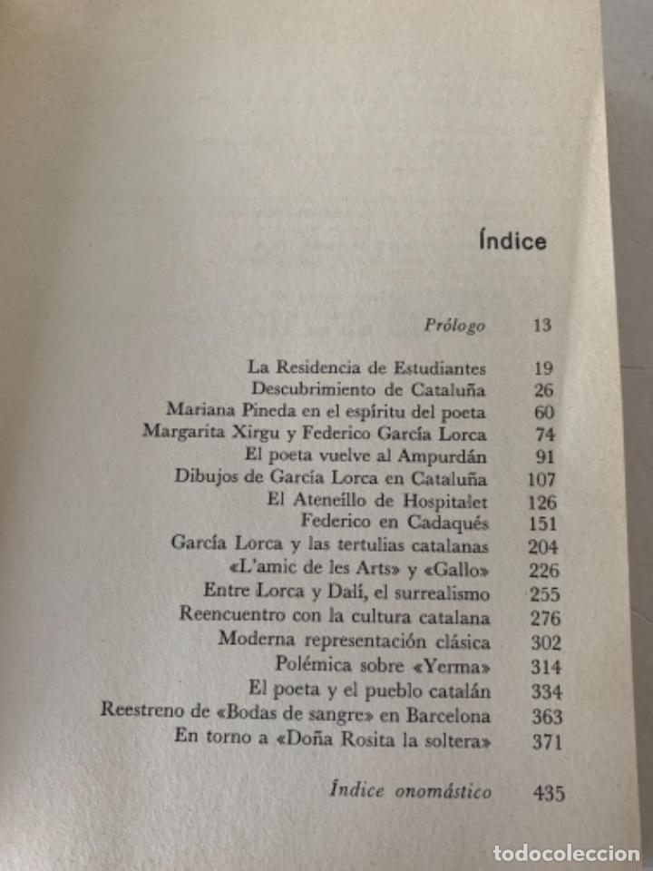 Libros de segunda mano: Garc&iacute;a Lorca en Catalu&ntilde;a - Foto 2