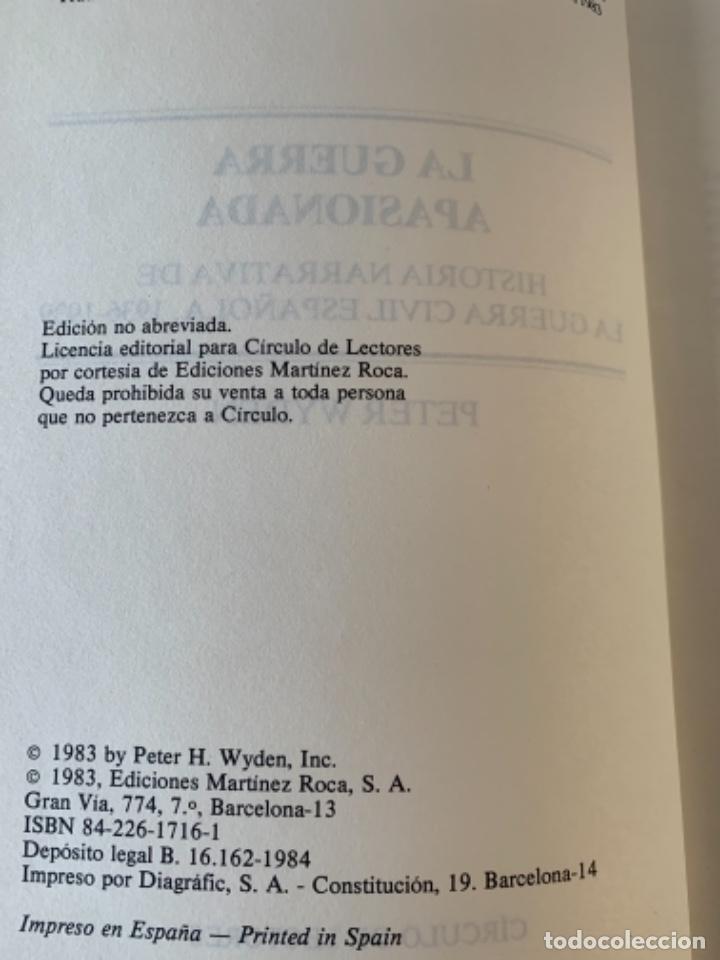 Libros de segunda mano: La guerra apasionada - Foto 2