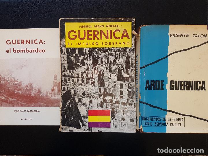 Gebrauchte B&uuml;cher: lote de libros sobre el bombardeo de Guernica Gernika Jes&uacute;s Salas Larrazabal, Vicente Tal&oacute;n