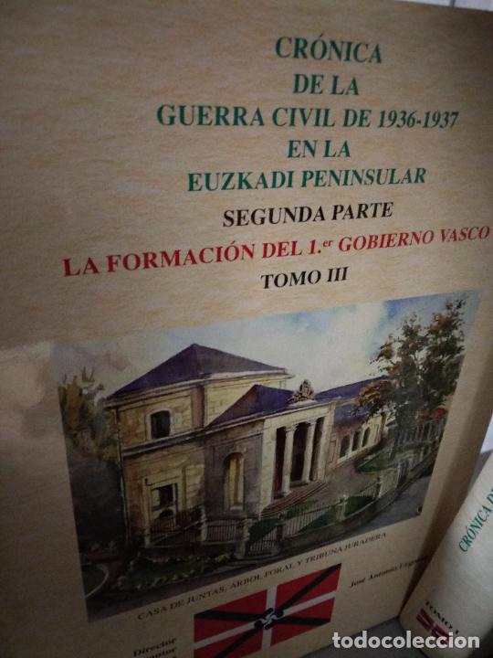 Gebrauchte B&uuml;cher: CR&Oacute;NICA DE LA GUERRA CIVIL DE 1936-1937 EN LA EUZKADI PENINSULAR.TOMO 3