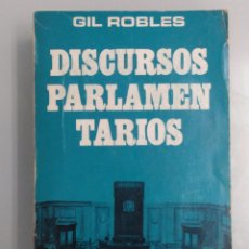 Libros de segunda mano: DISCURSOS PARLAMENTARIOS - GIL ROBLES. Lote 247137975