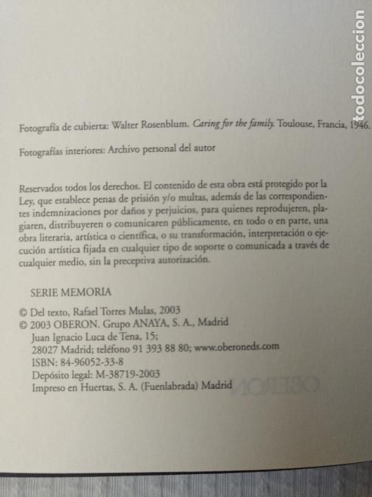 Libros de segunda mano: Heridos de la guerra. Rafael Torres. - Foto 3