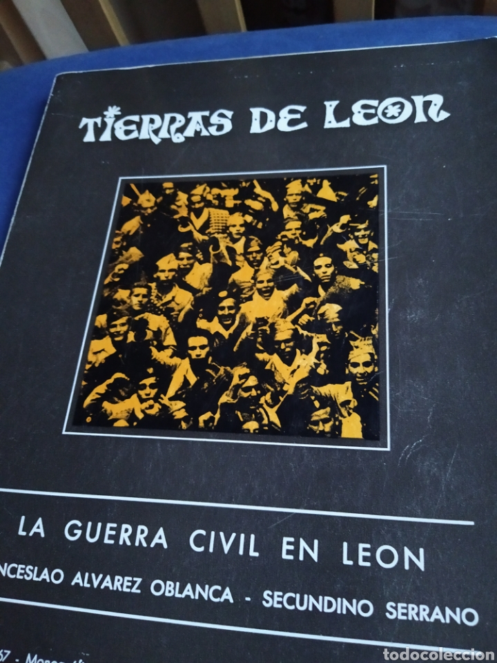 Second hand books: Tierras de Le&oacute;n la guerra civil el Le&oacute;n Wenceslao &Aacute;lvarez y Secundino Serrano 1987 ilustrado