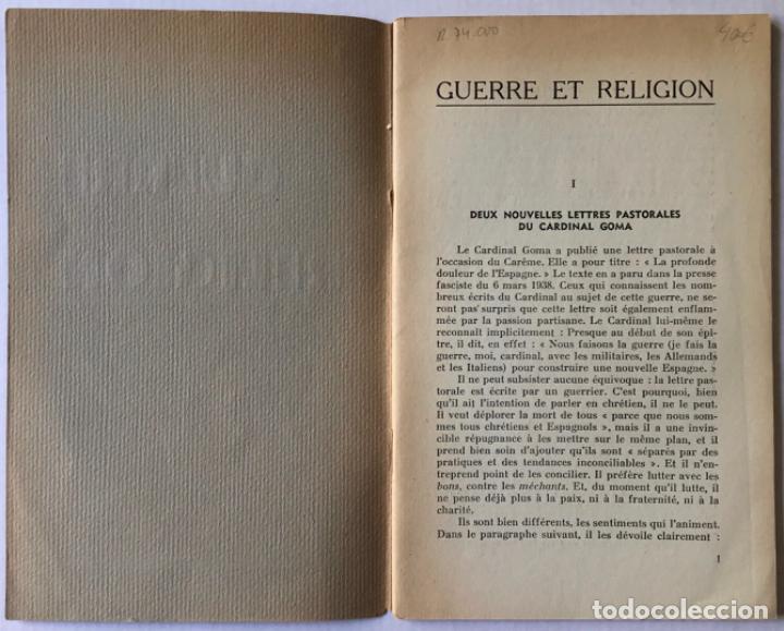 Libros de segunda mano: GUERRE ET RELIGION. - Foto 2