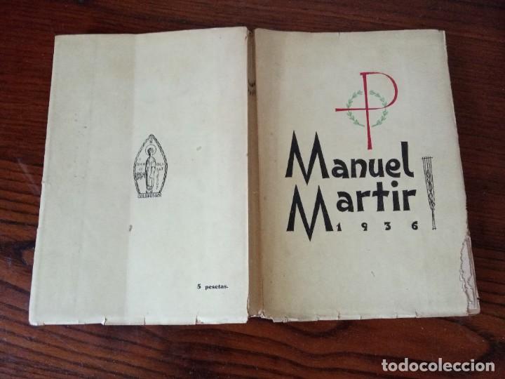 Libros de segunda mano: MANUEL MARTIR 1936. - Foto 2