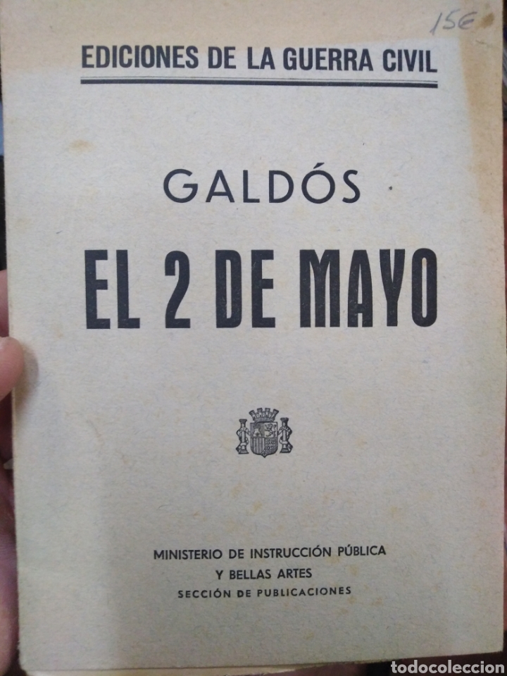 Second hand books: GALDOS EL 2 DE MAYO-EDICIONES DE LA GUERRA CIVIL.II Republica.1936