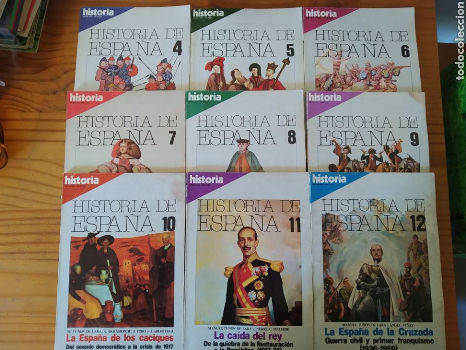 Gebrauchte B&uuml;cher: Historia de Espa&ntilde;a.(10 volumenes)
