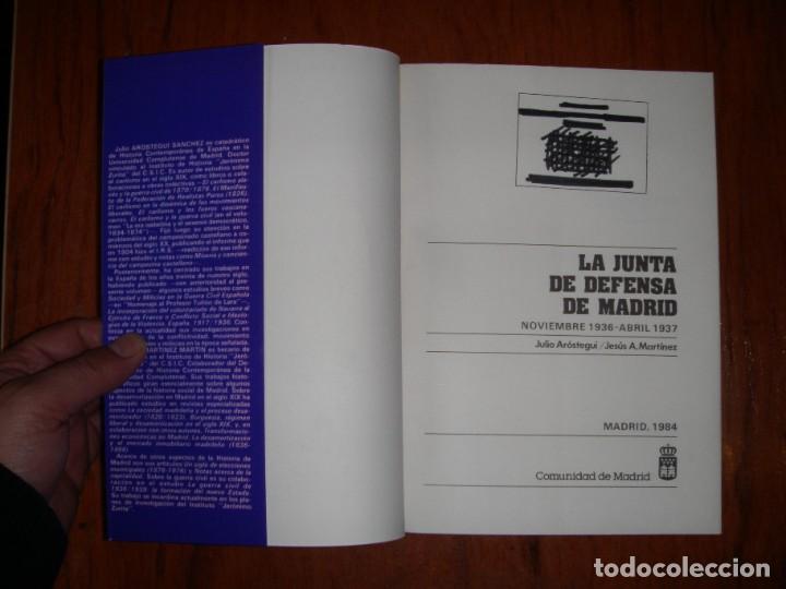Libros de segunda mano: LIBRO LA JUNTA DE DEFENSA DE MADRID - Foto 2