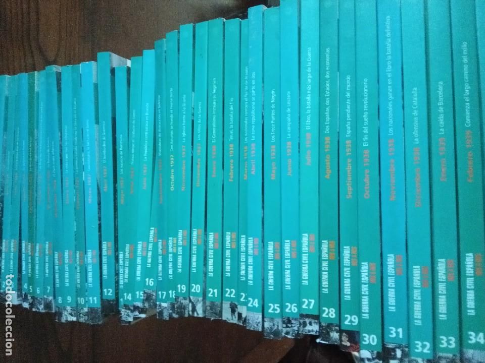 Gebrauchte B&uuml;cher: LA GUERRA CIVIL ESPA&Ntilde;OLA - MES A MES - BIBLIOTECA EL MUNDO - COMPLETA 36 VOLS.