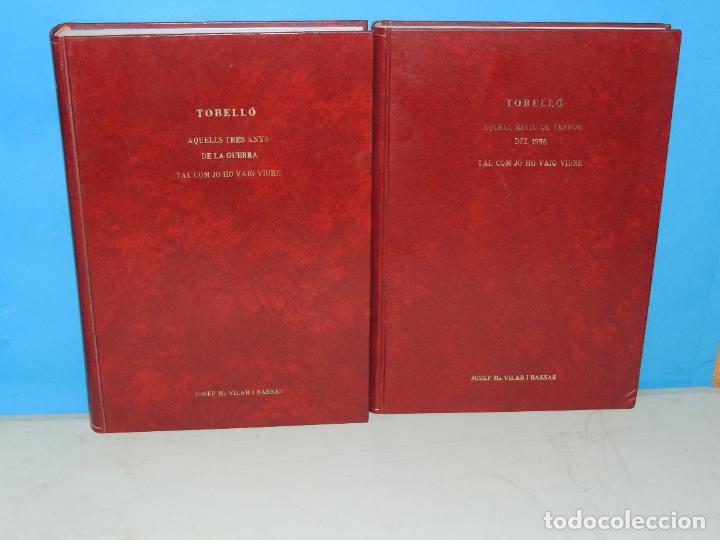 Gebrauchte B&uuml;cher: TORELLO. AQUELL ESTIU DE TERROR DEL 1936. AQUELLS TRES ANYS DE LA GUERRA. 1936/9- J M VILAR I BASSAS