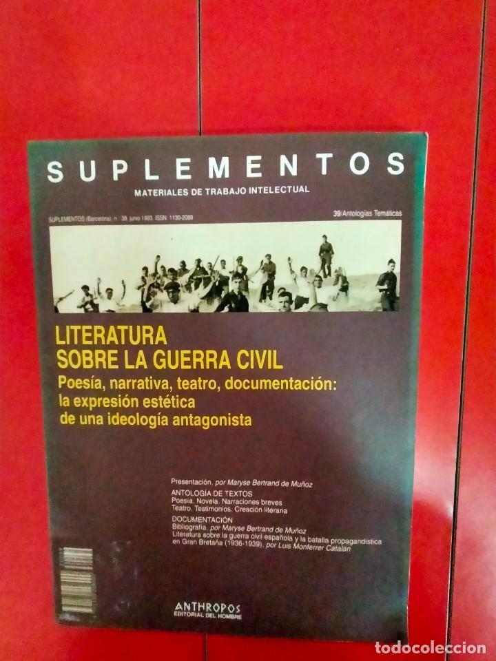 Gebrauchte B&uuml;cher: Literatura sobre la Guerra Civil. Poes&iacute;a, narrativa, teatro, documentaci&oacute;n.