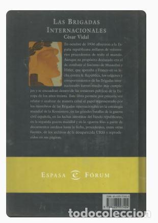 Libros de segunda mano: LAS BRIGADAS INTERNACIONALES-C&eacute;sar Vidal - Foto 2