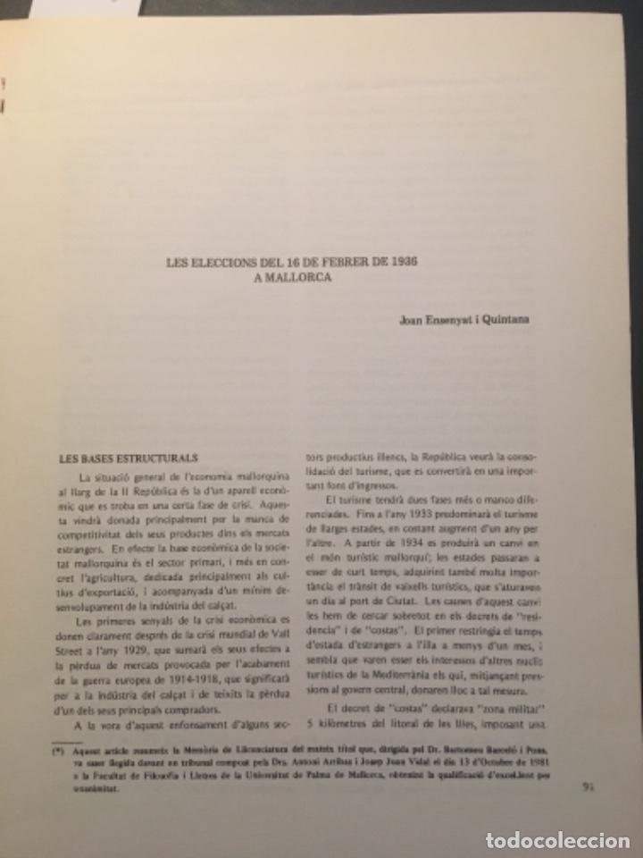 Gebrauchte B&uuml;cher: LES ELECCIONS DEL 16 DE FEBRER DE 1936 A MALLORCA, JOAN ENSENYAT QUINTANA