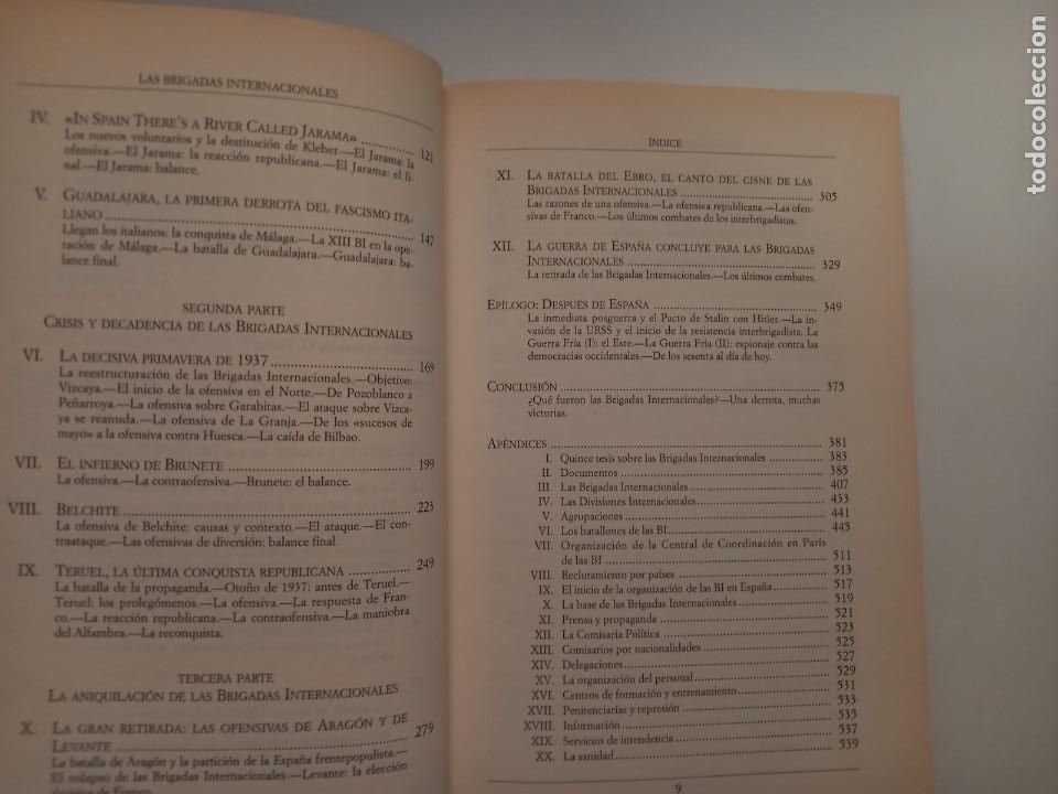 Libros de segunda mano: LAS BRIGADAS INTERNACIONALES, C&Eacute;SAR VIDAL - Foto 6