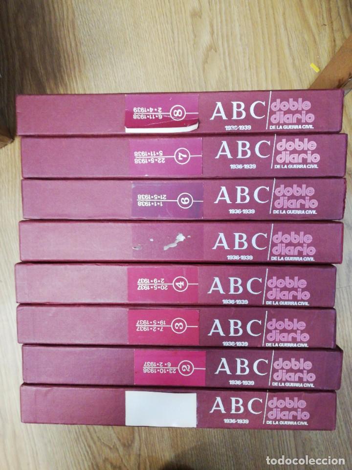 Libri di seconda mano: ABC 1936-1939. DOBLE DIARIO DE LA GUERRA CIVIL. - VV. AA. - COMPLETA EN 8 ESTUCHES