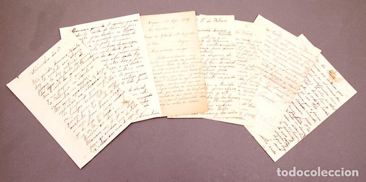 Libri di seconda mano: GUERRA CIVIL - 6 CARTAS MANUSCRITAS - 1937 - VALENCIA, MADRID, ONZAIN