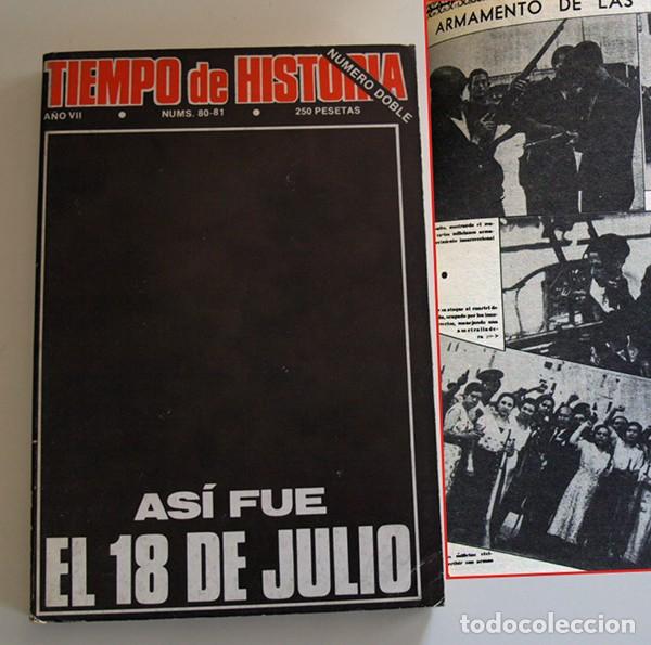 Second hand books: REVISTA TIEMPO DE HISTORIA AS&Iacute; FUE EL 18 JULIO GUERRA CIVIL ESPA&Ntilde;OLA ESPA&Ntilde;A 1936 TECGLEN - NO LIBRO
