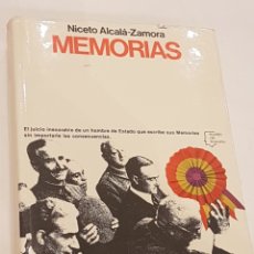 Libros de segunda mano: MEMORIAS NICETO ALCALA ZAMORA. Lote 324137023