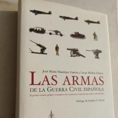 Libros de segunda mano: LAS ARMAS DE LA GUERRA CIVIL ESPAÑOLA. JOSE MARIA MANRIQUE Y LUCAS MOLINA. LA ESFERA DE LOS LIBROS,