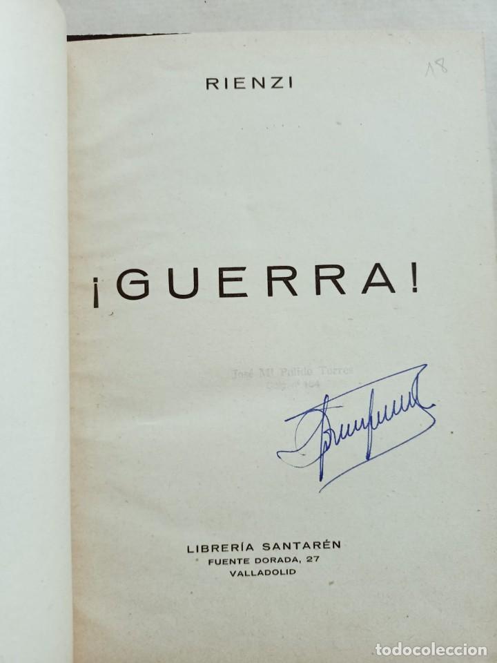 Libros de segunda mano: &iexcl;GUERRA!, de RIENZI - Foto 2