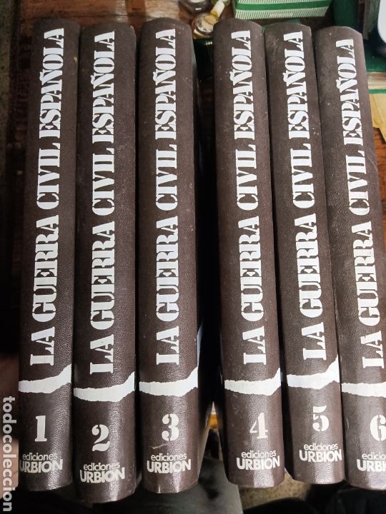 Libri di seconda mano: LOTE 6 LIBROS LA GUERRA CIVIL ESPA&Ntilde;OLA HUGH THOMAD EDICIONES URBION