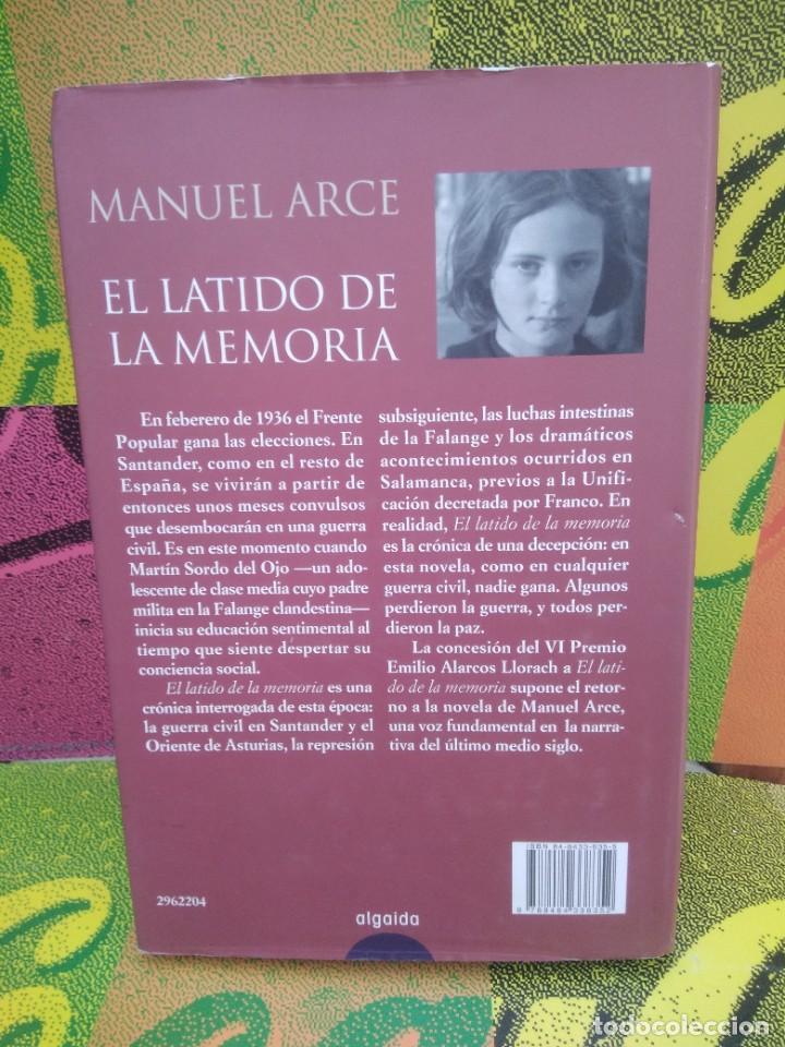 Libros de segunda mano: Libro El Latido de la Memoria, Manuel Arce - Foto 3
