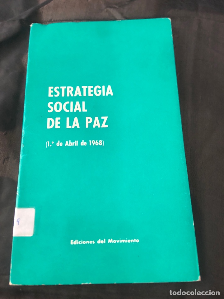 Libros de segunda mano: ESTRATEGIA SOCIAL DE LA PAZ 1968