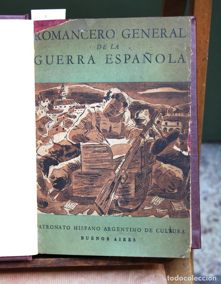 Gebrauchte B&uuml;cher: ROMANCERO GENERAL DE LA GUERRA ESPA&Ntilde;OLA.BUENOS AIRES 1944.ALBERTI