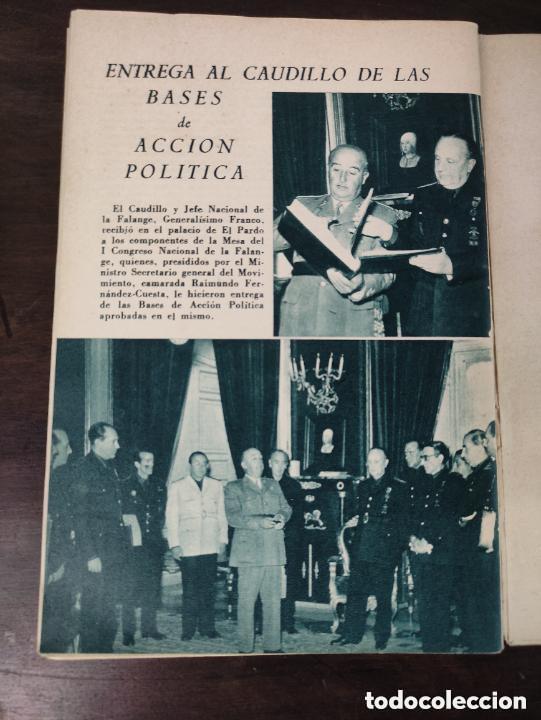 Libri di seconda mano: Primer Congreso Nacional de la Falange madrid octubre 1953 60p.+desplegable 23x15 muy ilustrado