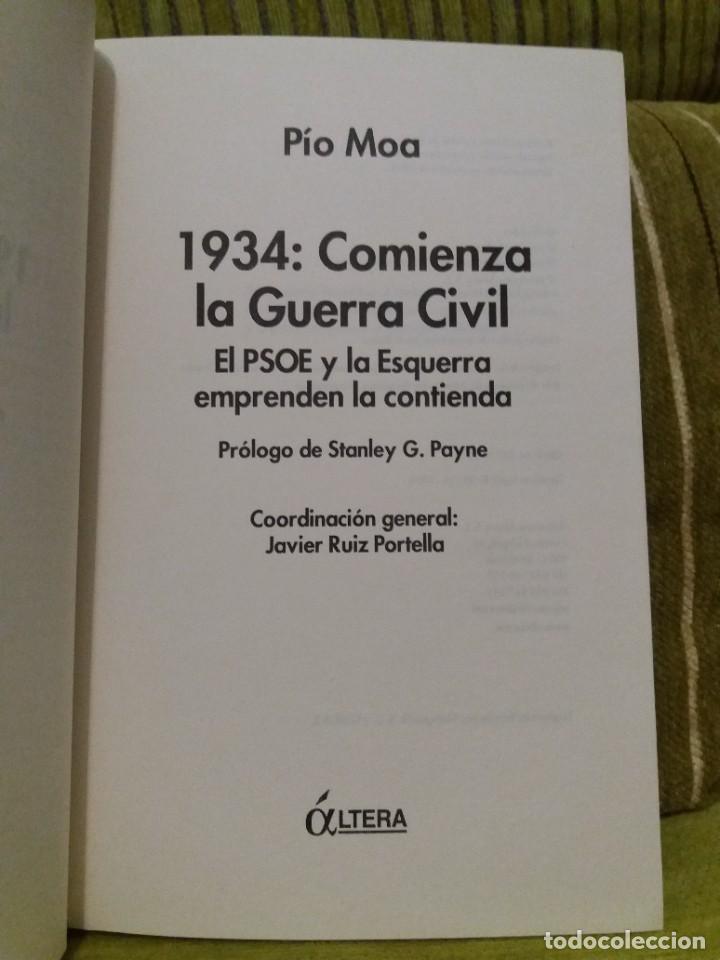Libri di seconda mano: 1934: EMPIEZA LA GUERRA CIVIL