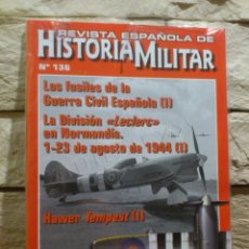 Libros de segunda mano: REVISTA ESPAÑOLA DE HISTORIA MILITAR - Nº 136 - GUERRA CIVIL - SIN ABRIR - PRECINTADO - NUEVO -