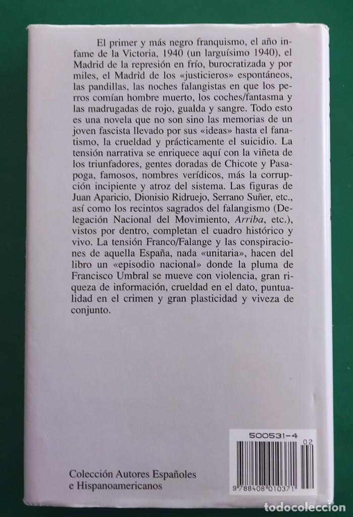 Libros de segunda mano: Madrid 1940. Francisco Umbral. - Foto 3